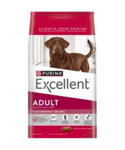 Alimento Excellent Perro Adulto Raza Mediana Y Grande x 20 Kilos