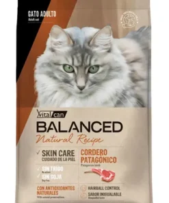 Alimento Balanced Gato Adulto Natural Recipe Cordero x 3 Kilos