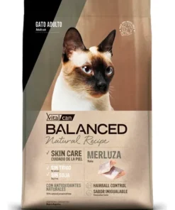 Alimento Balanced Gato Adulto Natural Recipe Merluza x 3 Kilos