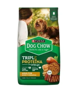 Alimento Dog Chow Perro Adulto Triple Proteina Mini & Pequeños x 20 Kilos