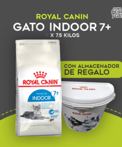 Alimento Royal Canin Gato Indoor 7+ x 7,5 Kilos