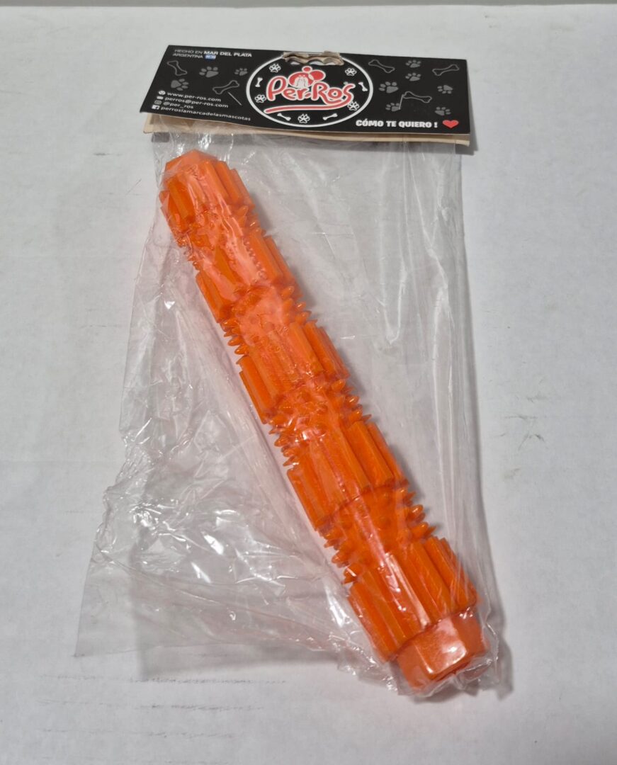 Juguete Limpia Dientes Goma Palo 23 Cm.