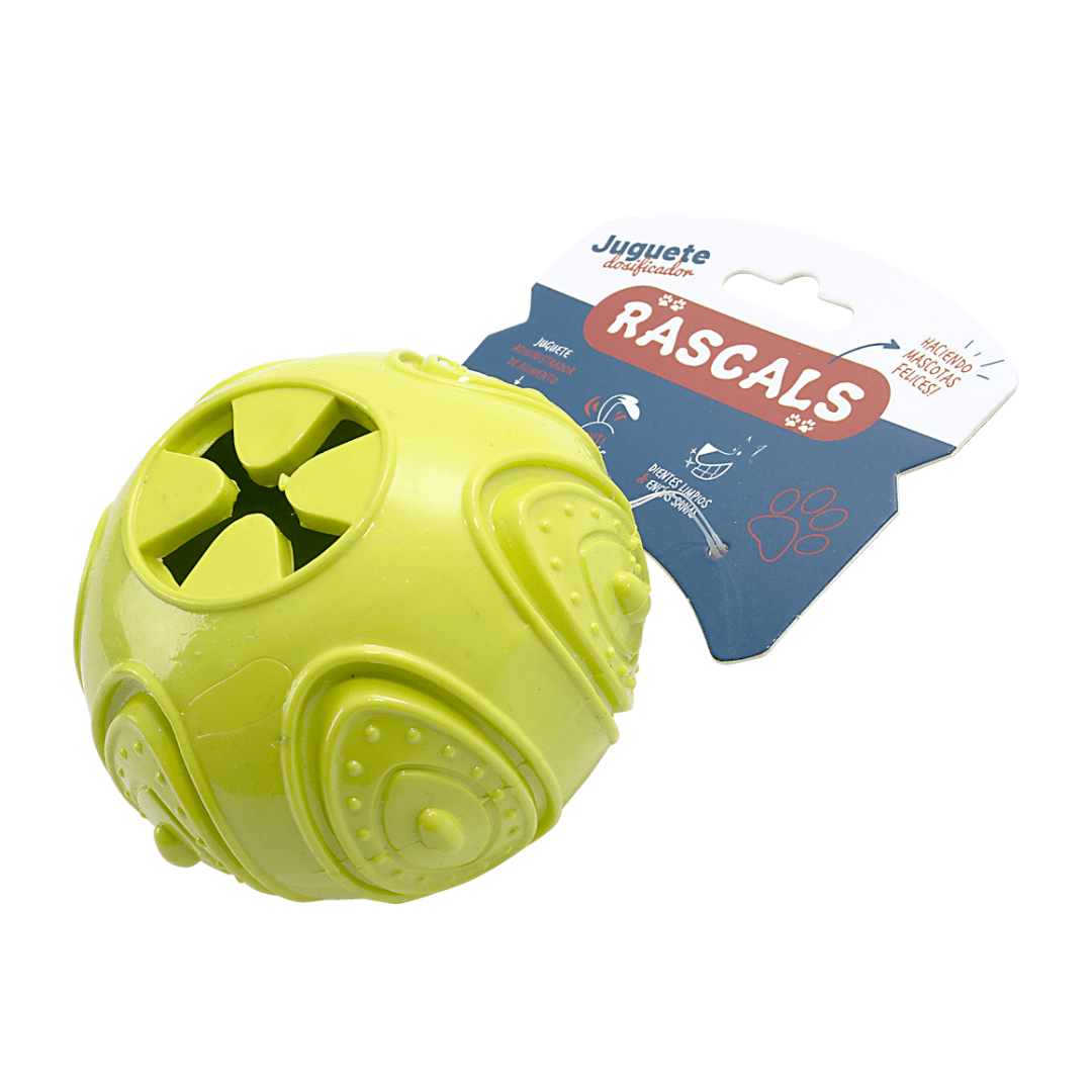 Juguete Pelota Dispensadora Verde RASCALS