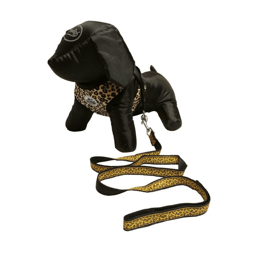 Conjunto Arnes Con Correa Animal Print Talle L - Imagen 2