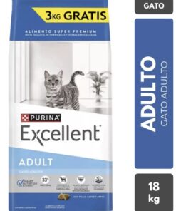 Alimento Excellent Gato Adulto x 15+3 Kilos