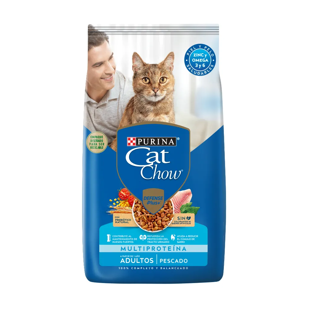 Alimento Cat Chow Adulto Pescado y Pollo x 15 Kilos