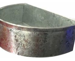 Comedero Media Luna C/Gancho Galvanizado Nº6