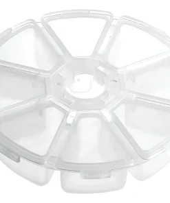 Caja Redonda 8 Divisiones 10 Cm.