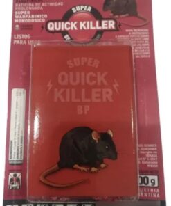 Raticida en Bloque Quick Killer x 100 Gms.
