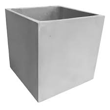 Maceta Cemento Cuadrada 10x10x10