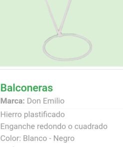 Portamaceta balconera Nº 12