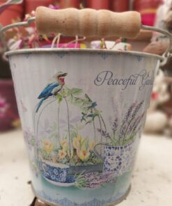 Adorno Balde Con Manija Vintage 15 X 13 ZP17S0041