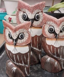 Adorno Set De Buhos x 3 (14-17-20)