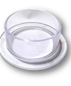 Comedero De Piso Transparente Antivuelco