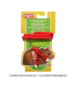 Conjunto Arnes y Correa Hamster