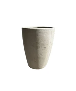 Maceta Cemento Cono Moderno 40