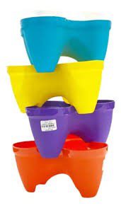 Maceta Trebol Chica Apilable