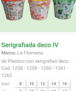 Maceta Serigrafiada Nº 12