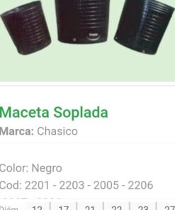 Maceta Soplada 10 Litros
