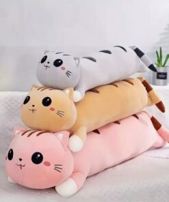 Almohadon Con Forma De Gato 90 Cm.