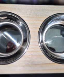 Comedero Madera Doble Deco